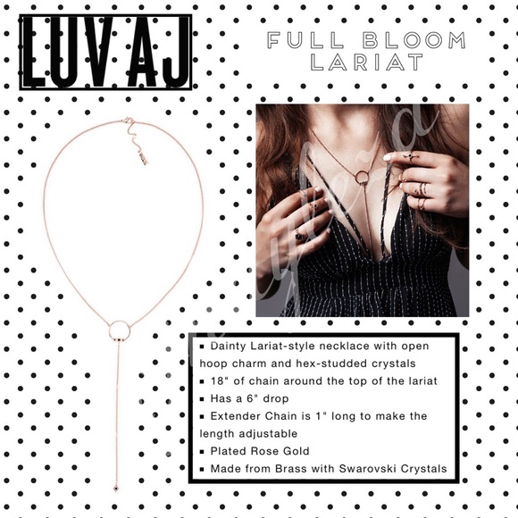LUV AJ: Full Bloom Lariat - Picture 1 of 2